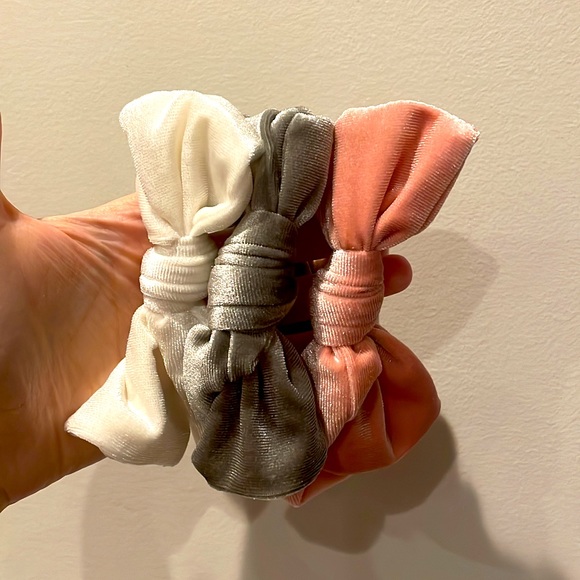 Set of 3 velvet headbands - Picture 1 of 2